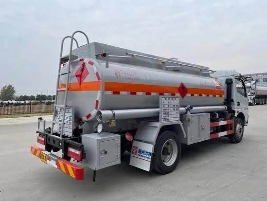 Fuel bowser truck, a tanker for carrying and dispensing fuel to plant on site